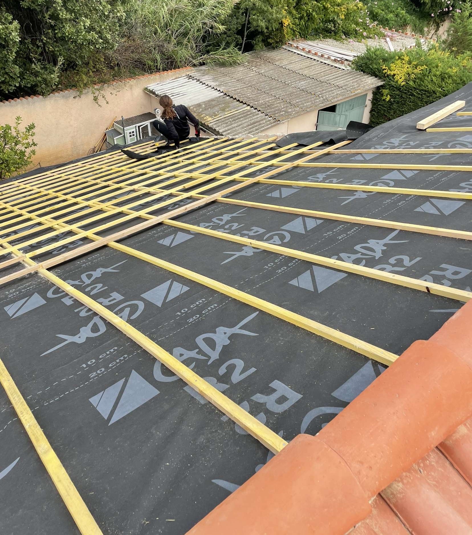 Chantier de couverture Teddy Couverture